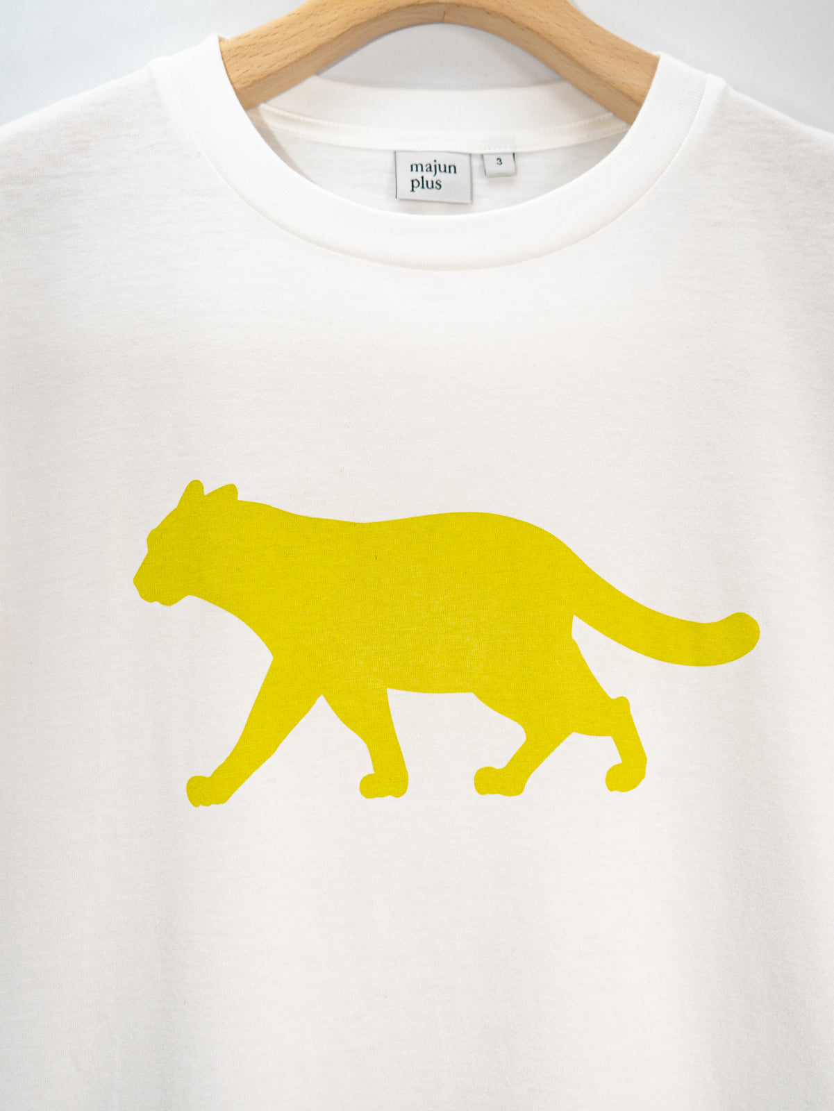 イリオモテヤマネコプリントTシャツ(ホワイト) | majun plus