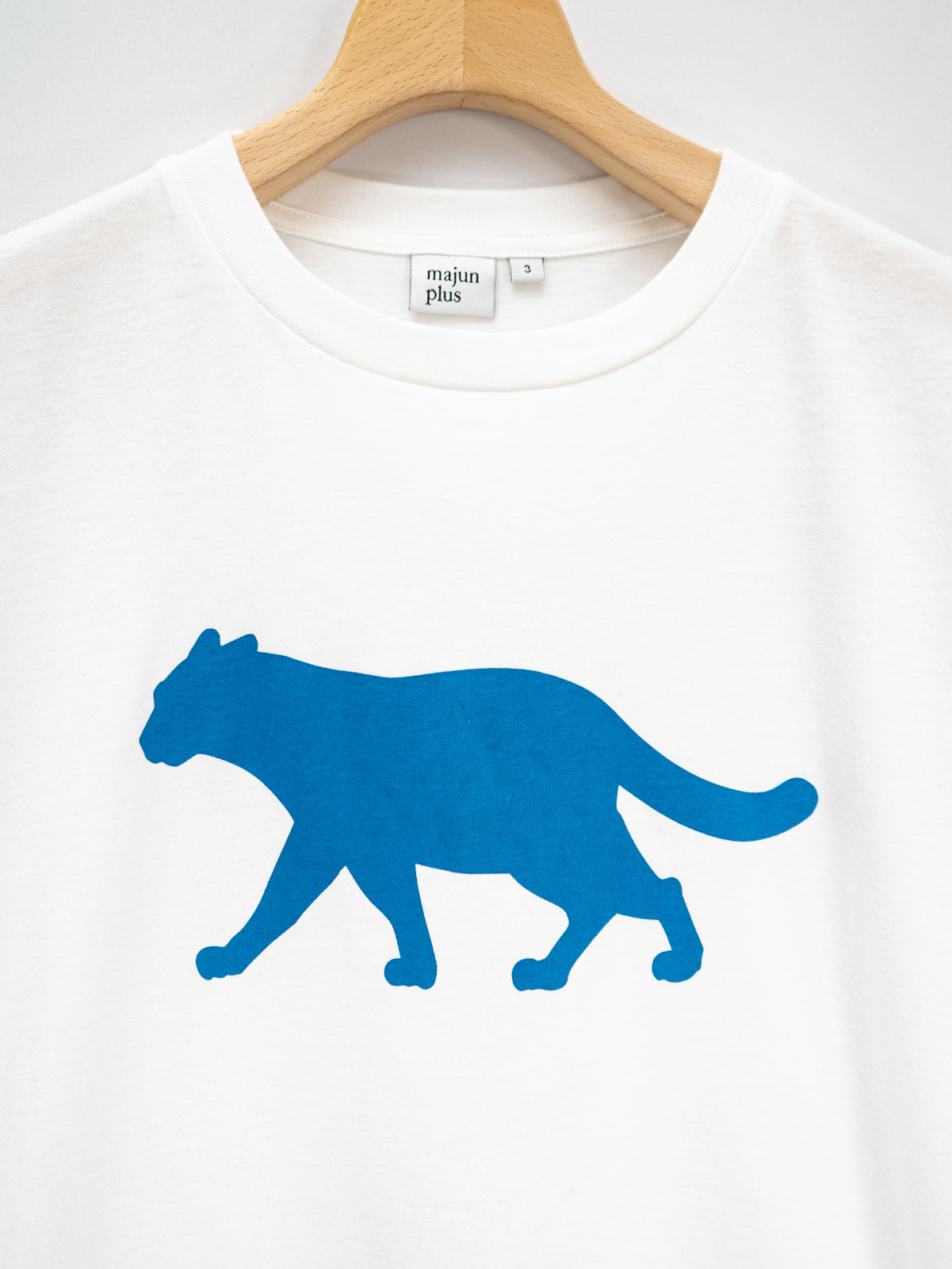 イリオモテヤマネコプリントTシャツ(ホワイト) | majun plus