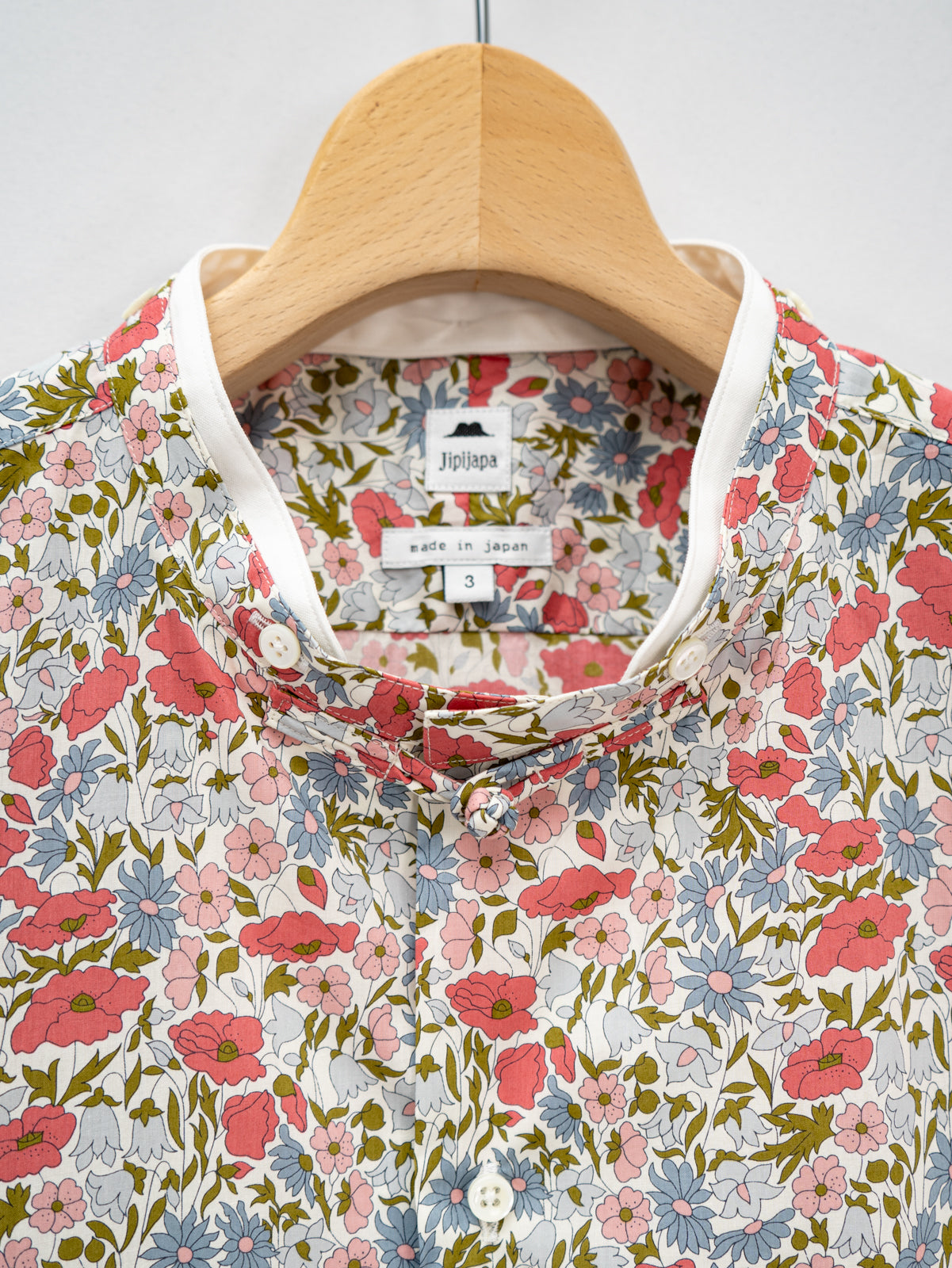 バンドカラーチャイナシャツ | Jipijapa