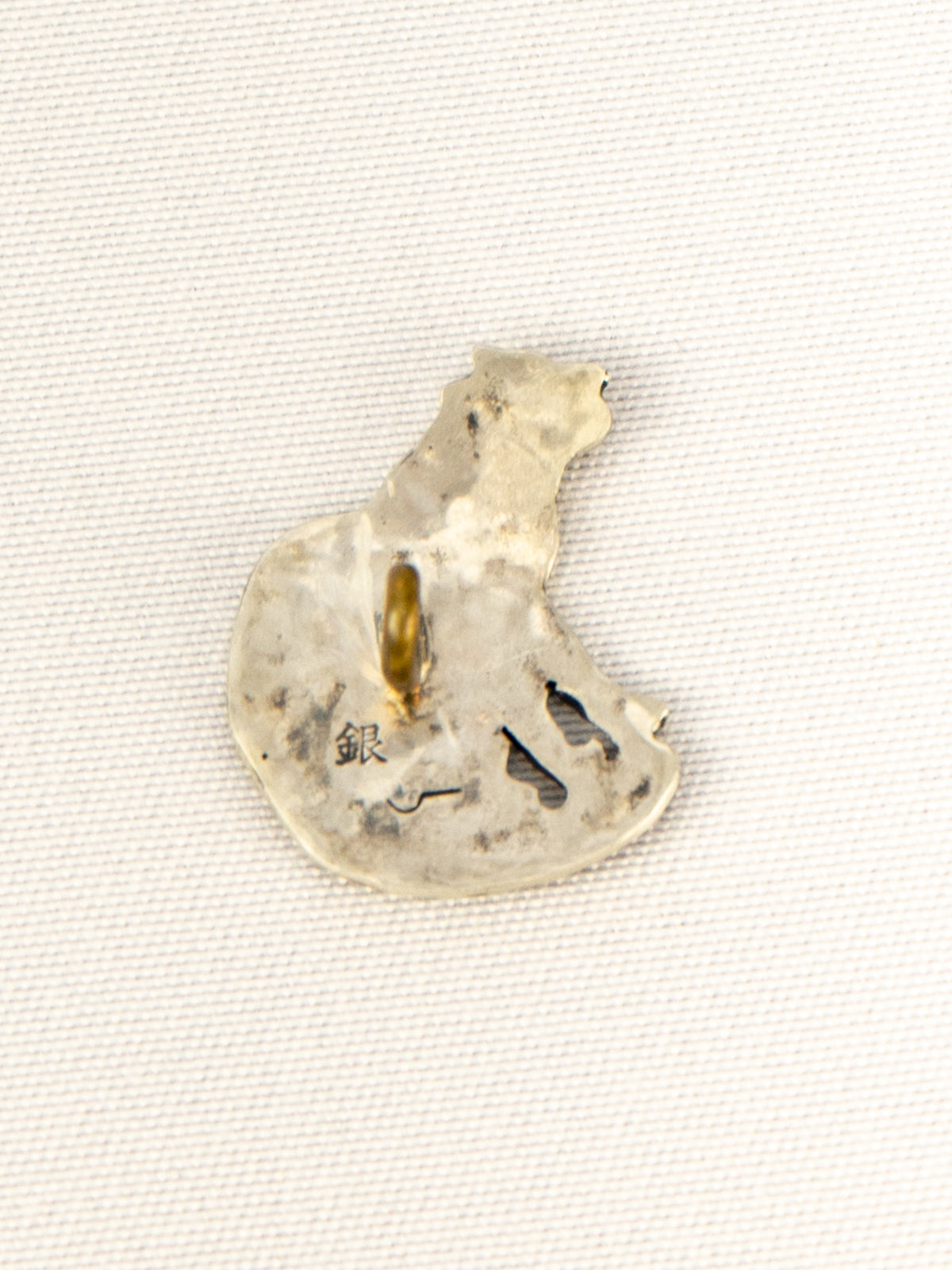 ヤマネコシルバーチャーム(ボタン) | majun plus