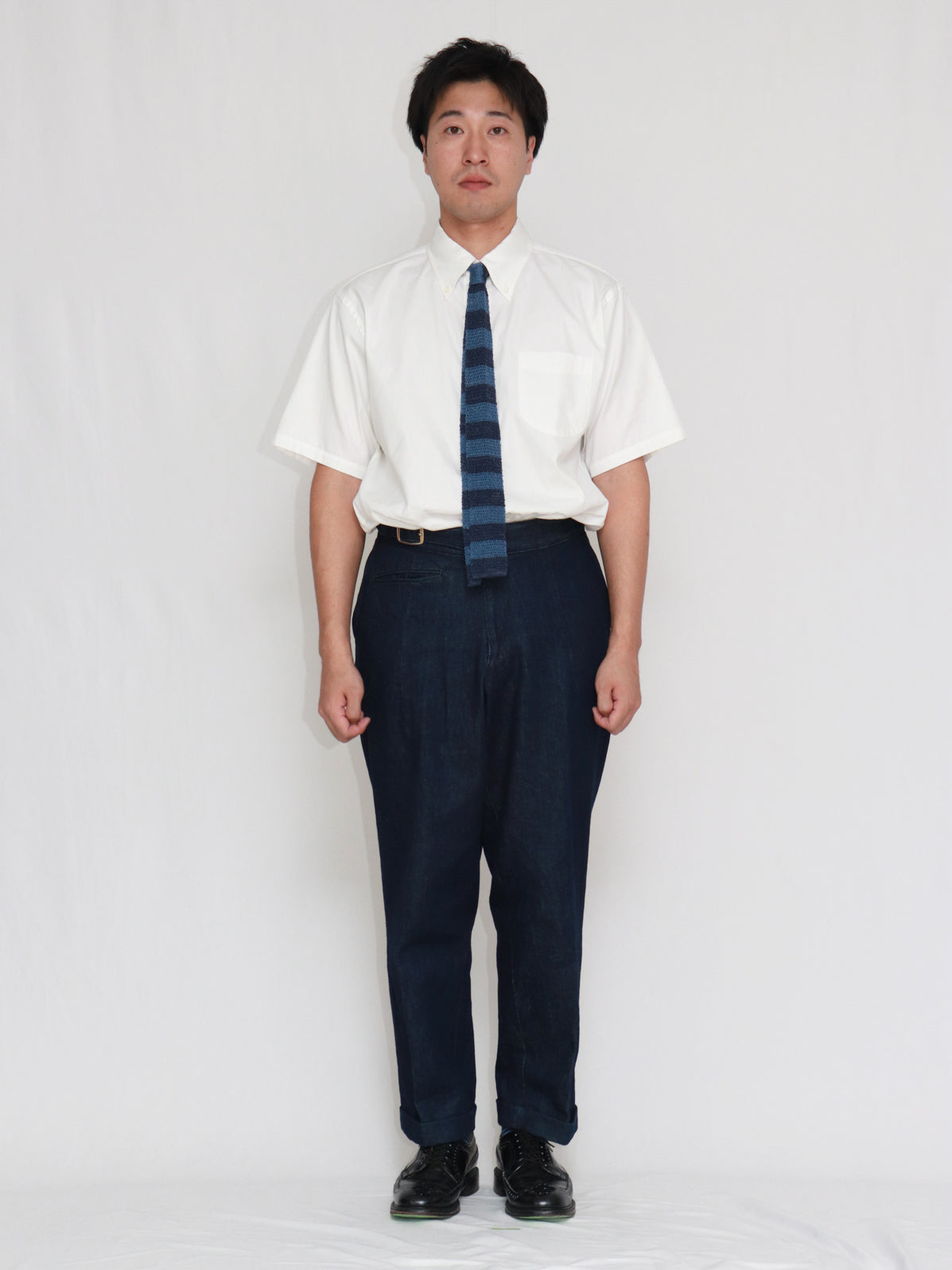 13ozデニムグルカパンツ(ワンウォッシュ加工) | Jipijapa