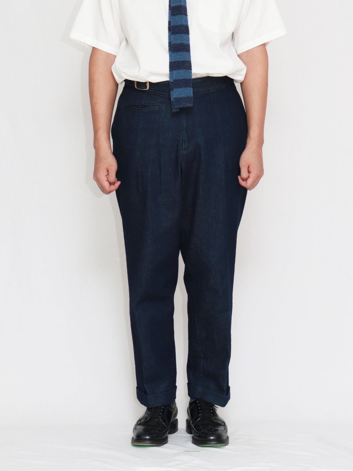 13ozデニムグルカパンツ(ワンウォッシュ加工) | Jipijapa