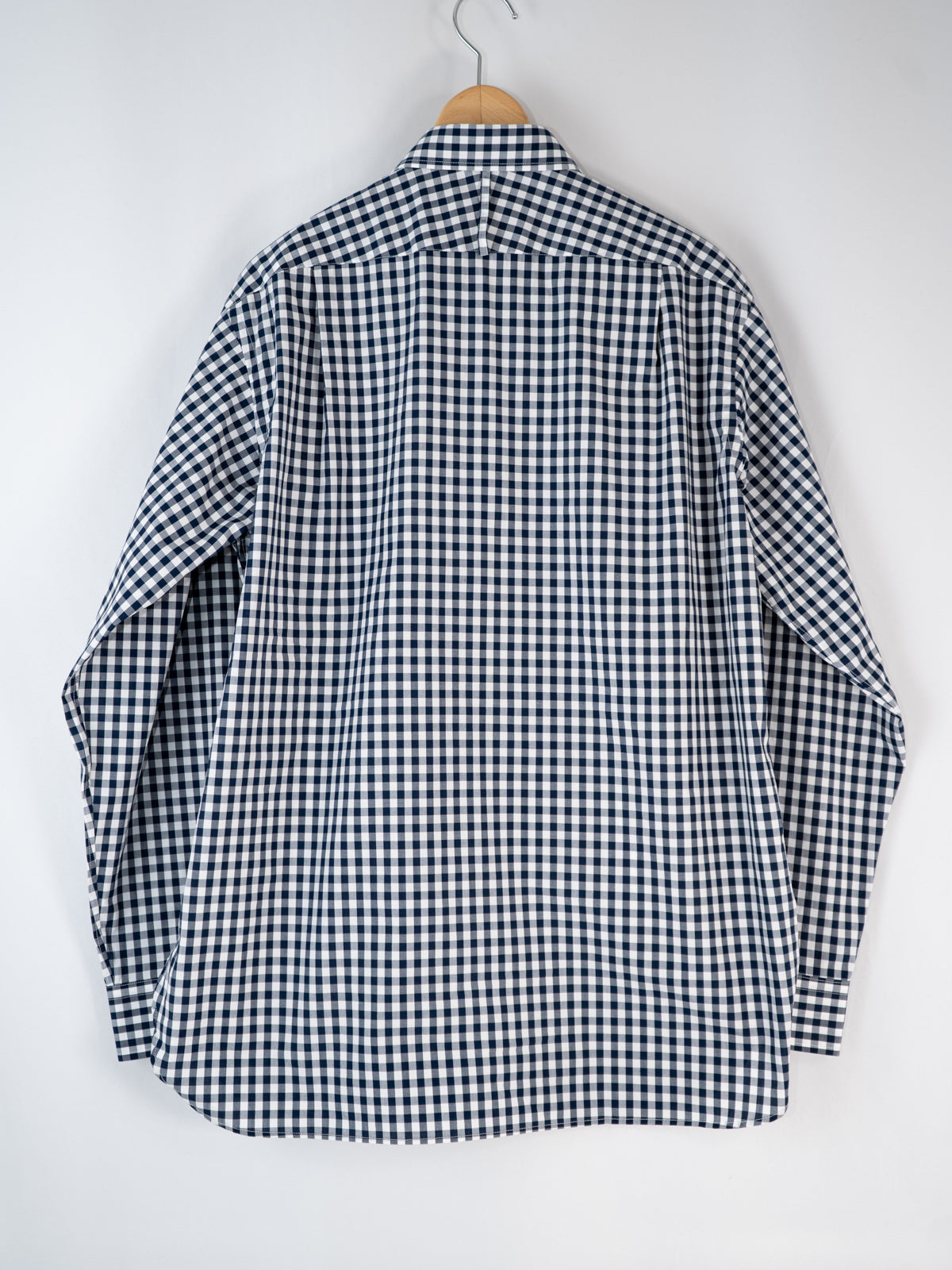 衿付きチャイナボタンシャツ(ギンガム) | Jipijapa majun plus