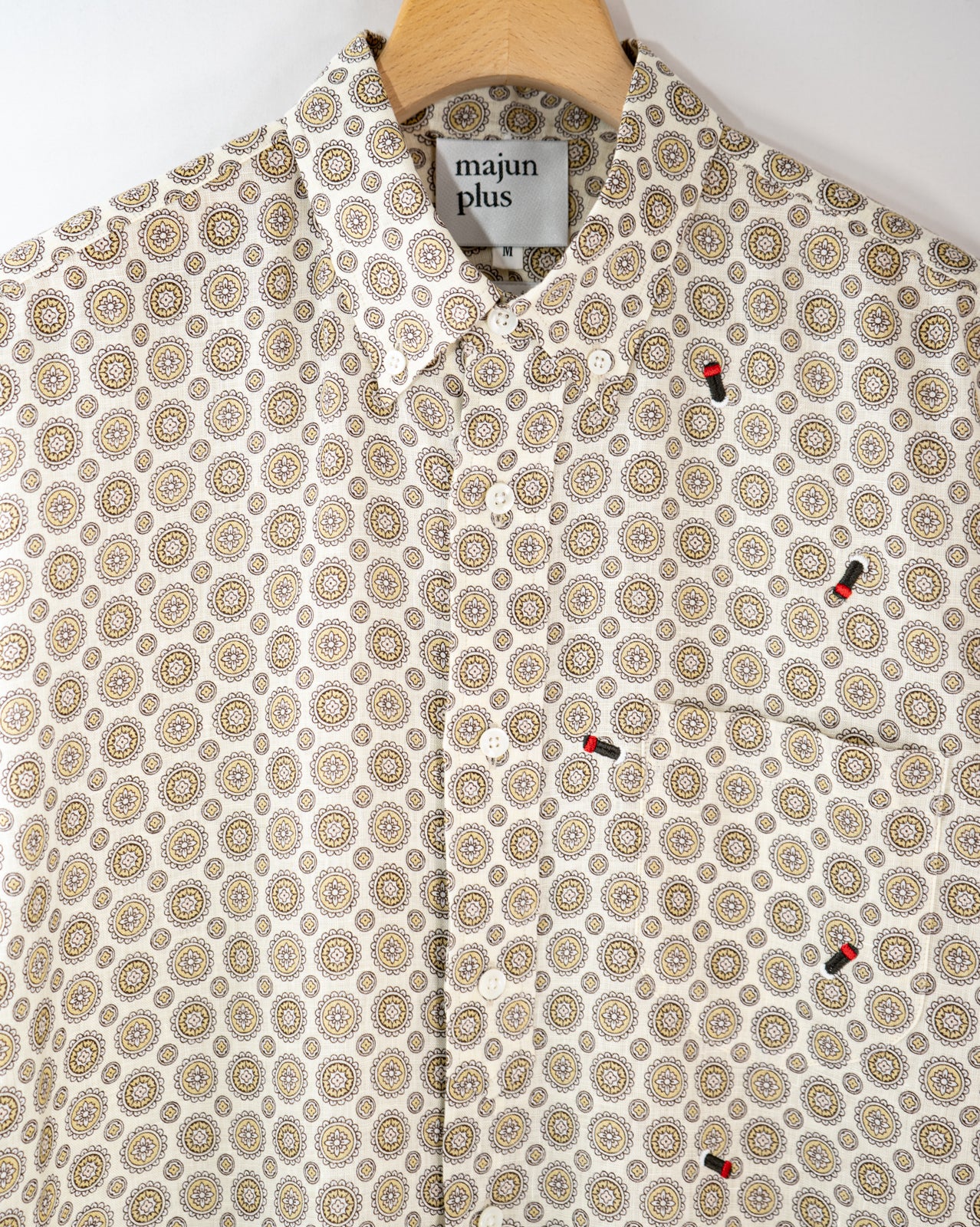 ホタル刺繍×小紋 かりゆしシャツ | Jipijapa majun plus